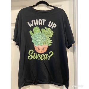 Funny Shirt, What Up Succa? XL